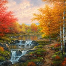 Схема вышивки «Осень»