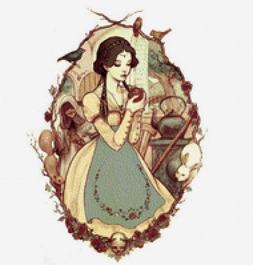 Белоснежка - сказка, девушка - предпросмотр