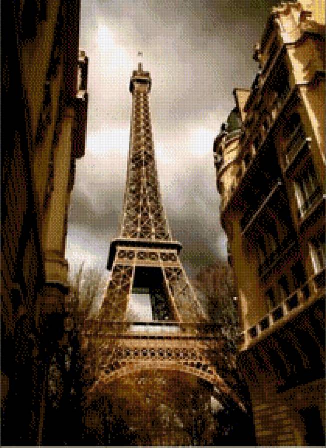 Torre Eiffel perspectiva - paisajes - предпросмотр
