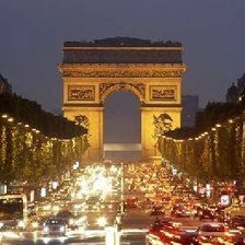 Схема вышивки «Campos Eliseos de noche»