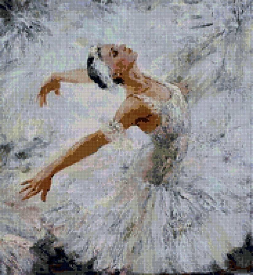 Танец, балерина. - девушка., балерина - предпросмотр