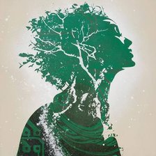 Схема вышивки «дева»