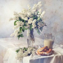 Схема вышивки «утренний натюрморт»
