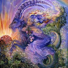 Схема вышивки «знаки зодиака. Козерог»