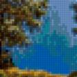 Предпросмотр схемы вышивки «осень в березовом лесу» (№893238)