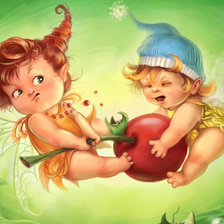 Схема вышивки «не поделили»