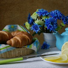 Схема вышивки «утренний чай»