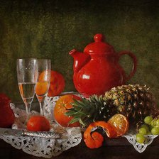 Схема вышивки «фруктовый чай»