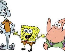 Схема вышивки «спанч боб, патрик и сквидворд»