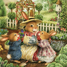 Схема вышивки «Susan Wheeler - Teatime»