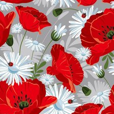 Схема вышивки «мак7»