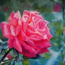 Схема вышивки «Роза»