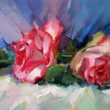 Схема вышивки «Розы»