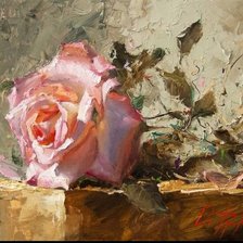 Схема вышивки «Роза маслом»