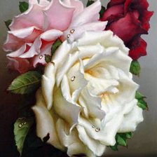 Схема вышивки «Розы»