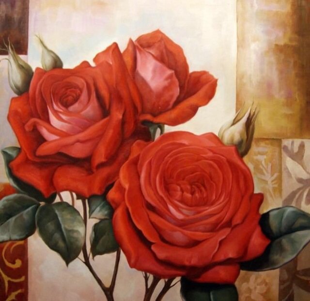 Красные розы - розы - оригинал
