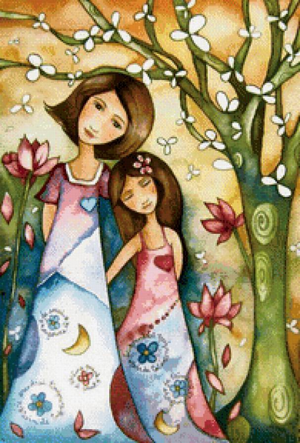 нежность - дочки матери - предпросмотр