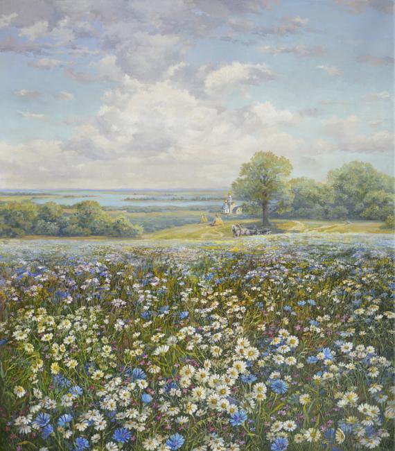 родные просторы - пейзаж - оригинал