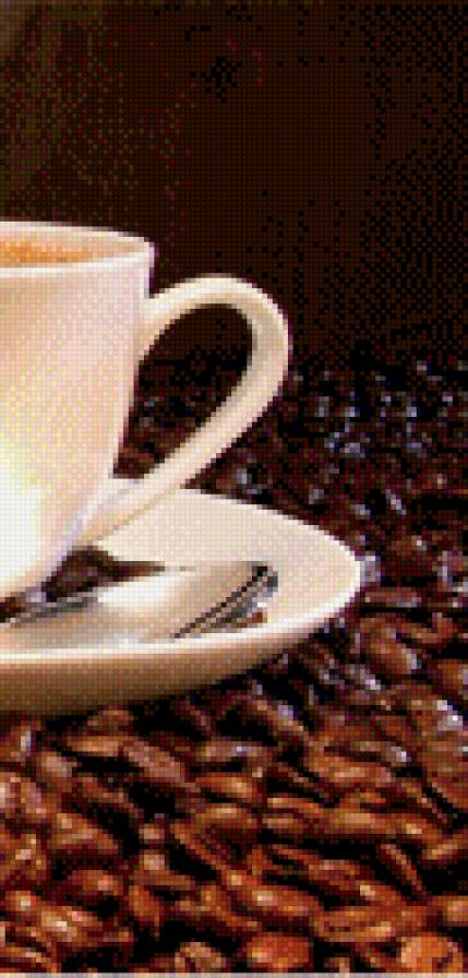 1 Кофе. часть5 - полиптих, мешок, кофе, чашка - предпросмотр