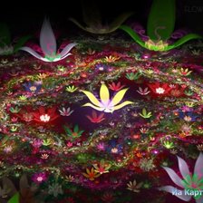 Схема вышивки «лилии»