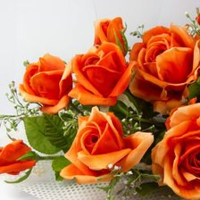 Схема вышивки «букет роз»