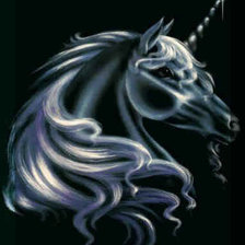 Схема вышивки «єдиноріг»