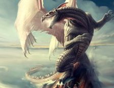 Схема вышивки «дракон»