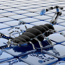 Схема вышивки «скорпион»