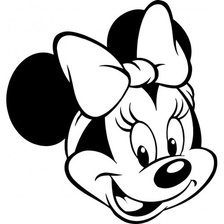 Схема вышивки «минни маус»