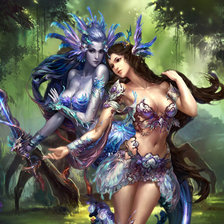 Схема вышивки «феи»