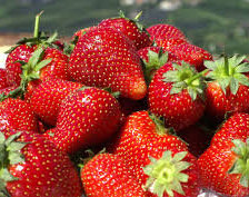 Схема вышивки «клубника»