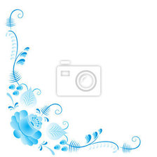 Схема вышивки «гжель 1»