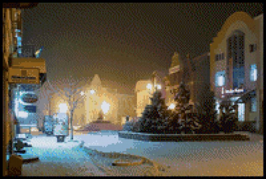 Родной городок - вечерняя - предпросмотр