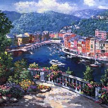 Схема вышивки «южная бухта»