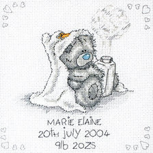 Схема вышивки «мишка тедди»