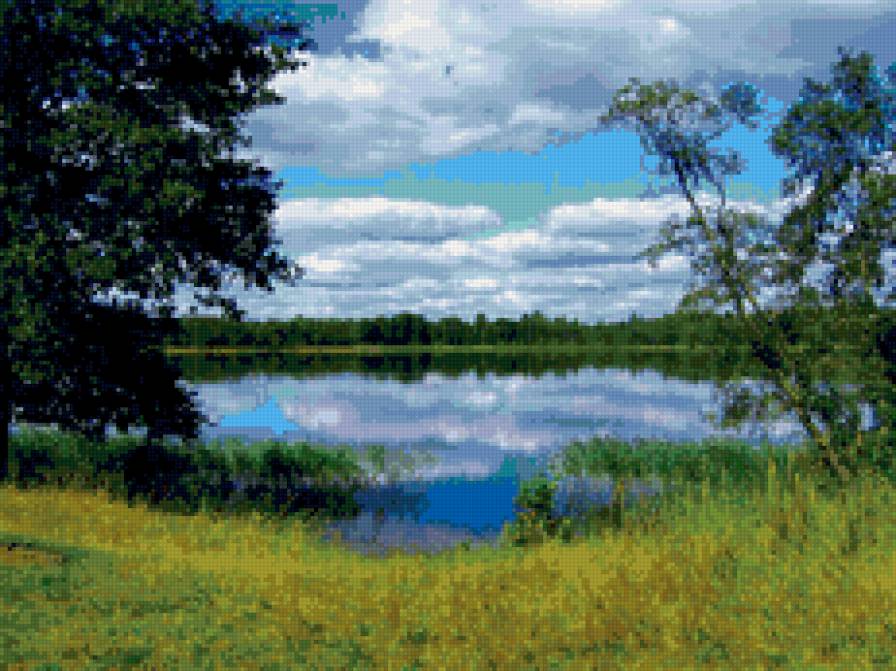 Тихий уголок - лес, пейзаж. природа. речка - предпросмотр