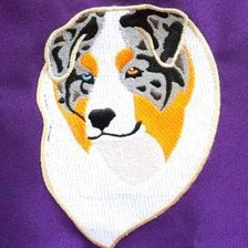 Схема вышивки «аусь голубой мрамор»