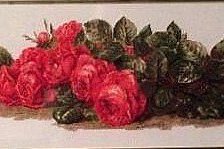 Схема вышивки «Розы на столе»