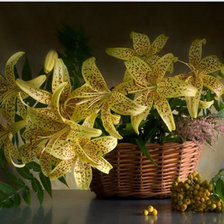 Схема вышивки «лилии»