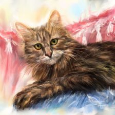 Схема вышивки «Взгляд»