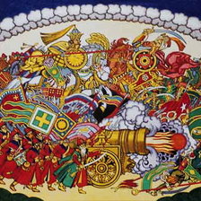 Схема вышивки «Защита Вечная Руси»