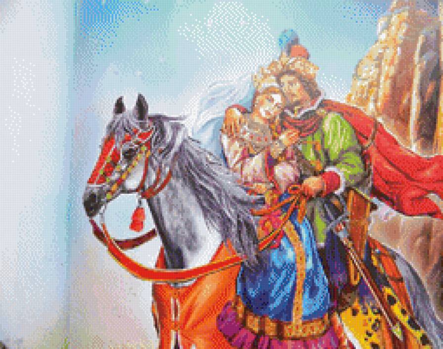 Всадник - билибин - предпросмотр