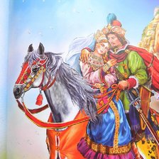 Схема вышивки «Всадник»