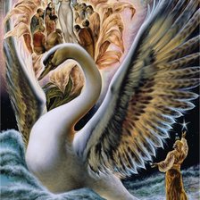 Схема вышивки «Царевна-лебедь»