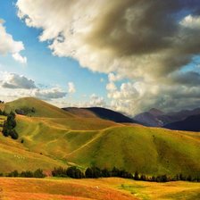 Схема вышивки «Пейзаж»