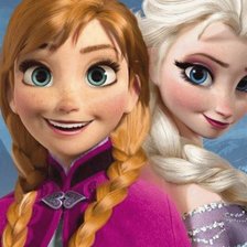 Схема вышивки «Анна и Эльза»