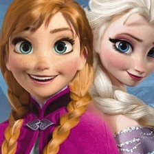 Схема вышивки «Анна и Эльза»