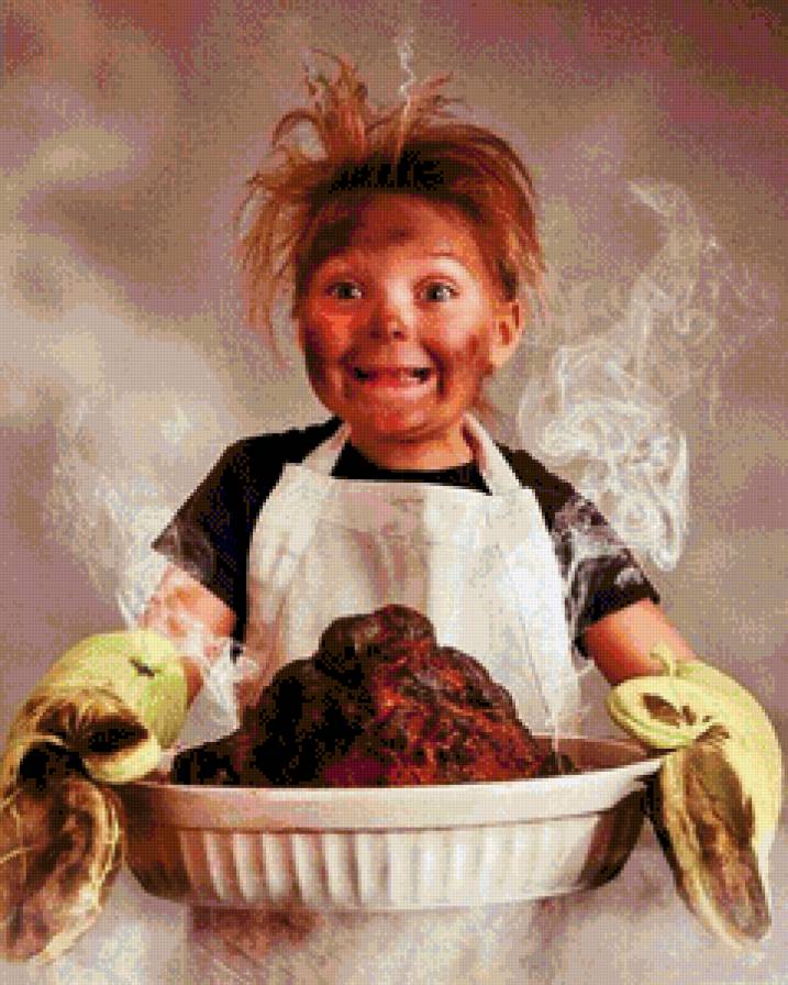 кухня - кухня, приколы, поваренок, дети - предпросмотр