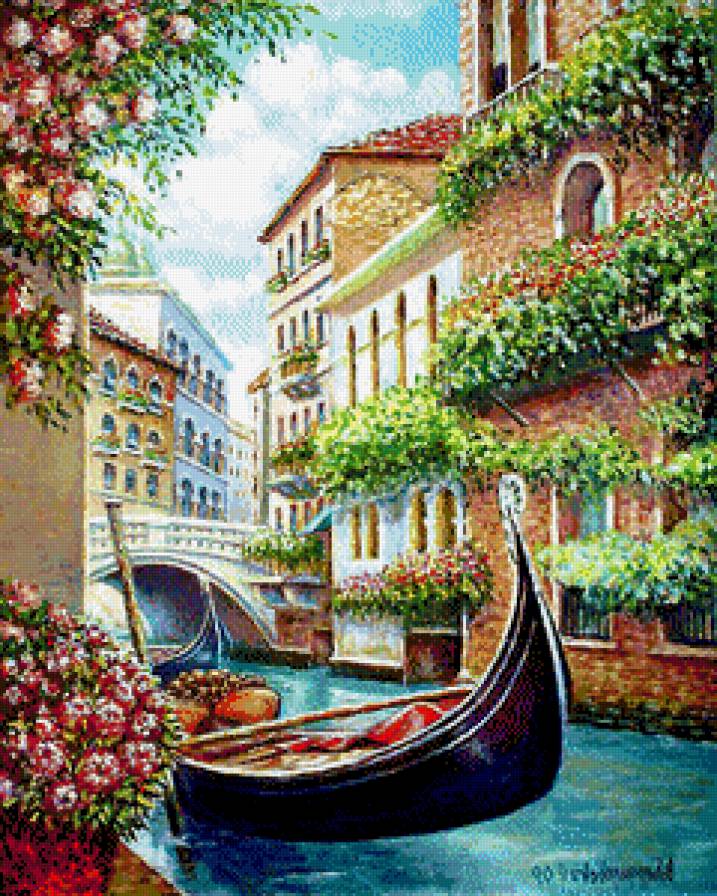 Весенняя Венеция - пейзаж - предпросмотр