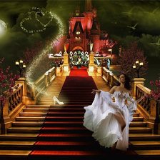 Схема вышивки «Девушка»